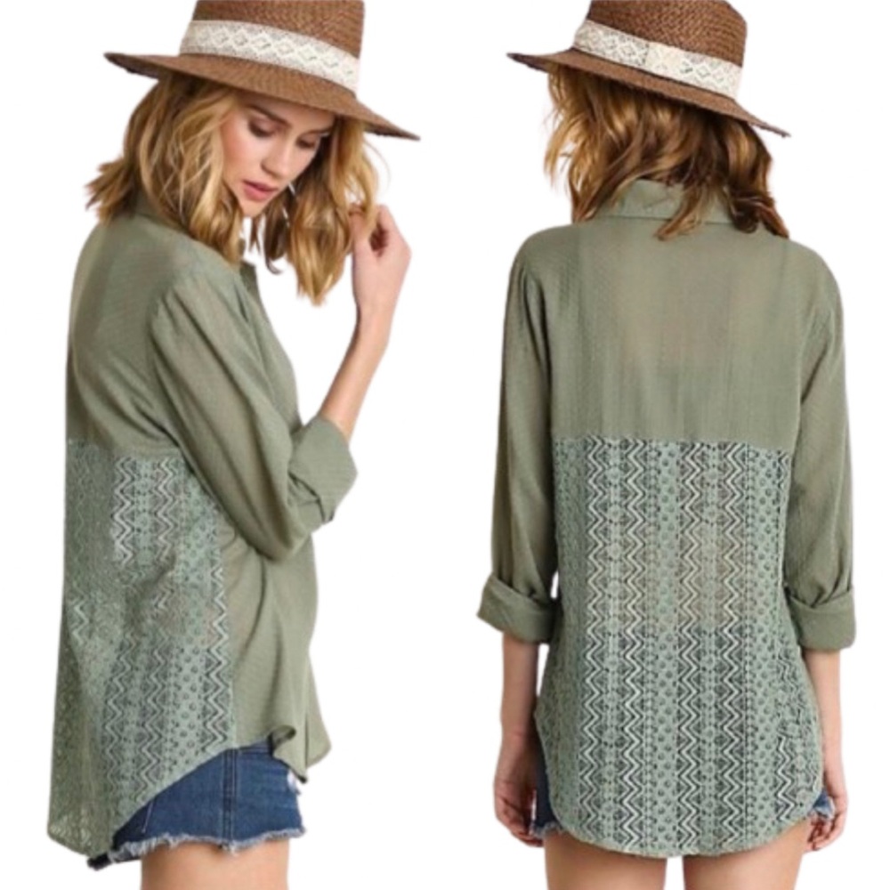 Green Solid Top - Picture 1 of 4
